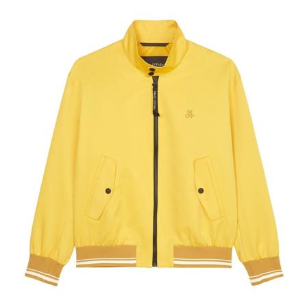 Marc O'Polo, Bomber jacket in a regular fit Oranje, Heren, Maat:M