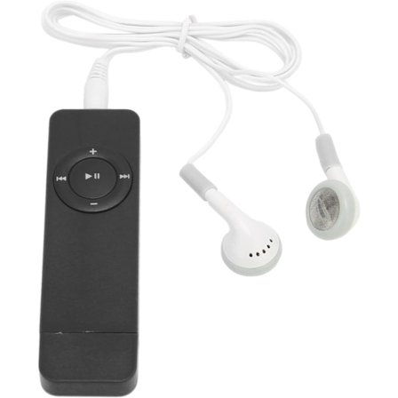 (Sort) MP3-afspiller, 64 GB bærbar tabsfri digital musik MP3-afspiller, bærbar HiFi-lyd MP3-musikafspiller, mini-romaner lytteafspiller til studerende
