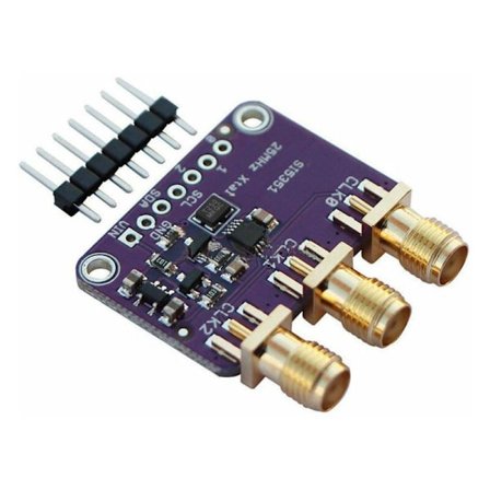Si5351A I2C 25Mhz 8Khz til 160Mhz Clock Generator Bypass til D9I2