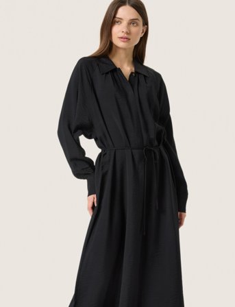 Soaked in Luxury Slsija Dress - Black - XS