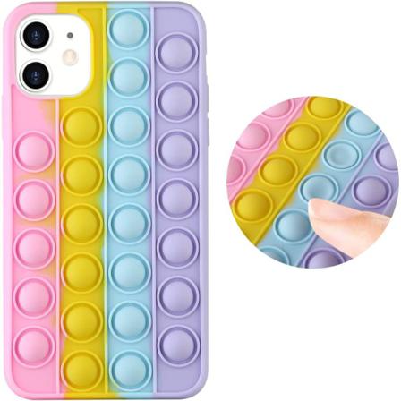 Iphone 11 - Pop It Fidget Skal - Multicolor