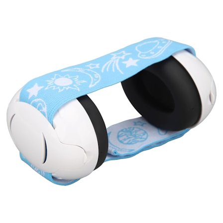 Baby Ørekopper Støjreduktion Baby Ørekopper Høreværn Hovedtelefoner til Spædbørn og Småbørn Op til 18 Måneder Blå