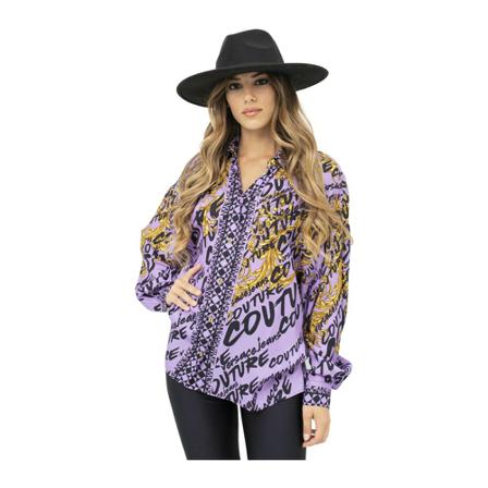 Versace Jeans Couture Shirt lila, Dam, Dam, Storlek: S