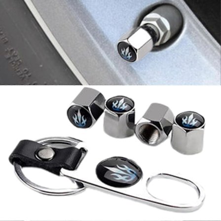 Tyverisikre Ventilhetter for Bilhjul Universelle Ventildeksler for Biler