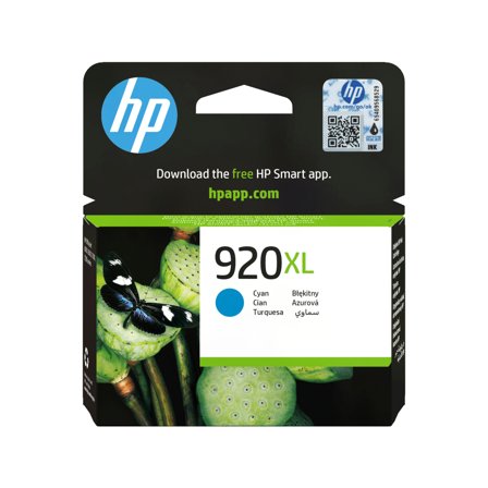 HP 920XL - Høy ytelse - cyan - original - blekkpatron