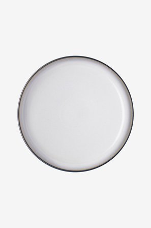 Denby - Tallerken Quartz Studio Grey diameter 21 cm - Grå - Asjetter - Fra Homeroom