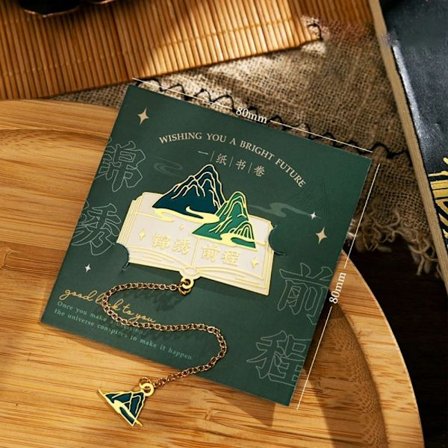 Retro Flower Butterfly Bookmark Tassel Pendant Book Clip B B