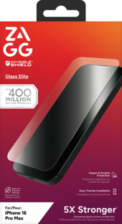 ZAGG InvisibleShield Glass Elite för iPhone 16 Pro Max