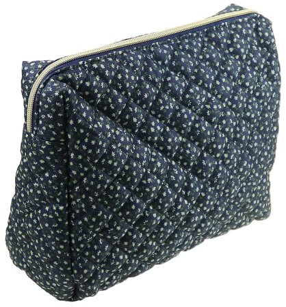 Senze Toilettaske med Blomsterprint Navy Stor, Tøj & Bolig, Makeup- & Toilettasker, Toilettasker