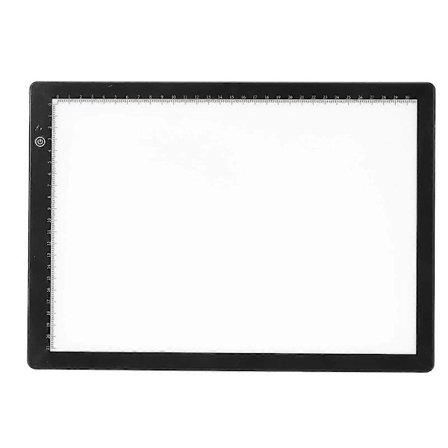 Lysbildefremviser Ultra Slim A4 Størrelse 3 Lysstyrkemodus APP Redigering Myk LED USB-drevet Lysbildeskanner for Filmnegativ