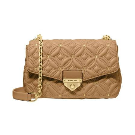 Michael Kors, Cross Body Bags Beige, Dames, Maat:ONE Size,leer