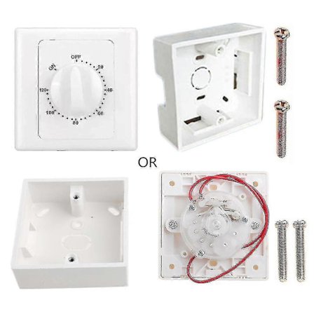 Mekaaninen ajastinkytkin, minuuttien lähtölaskenta, sammuu automaattisesti, virta pois (LGL)