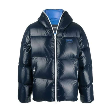 Duvetica, Down Jackets Blauw, Heren, Maat:XL