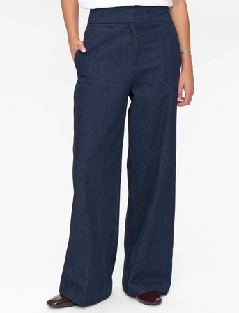 Nümph Nubussy Denim Long Pants - Navy - 40