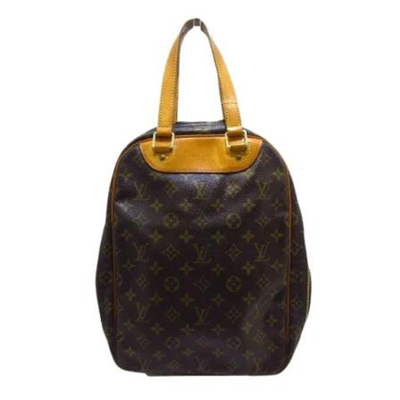 Louis Vuitton Vintage, Pre -owned Polyester Excursion Bruin, Dames, Maat:ONE Size,Canvas
