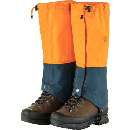 Fjällräven Singi X-Gaiters S/M - Lapset - Field Orange-Mountain Blue - Muut-varusteet