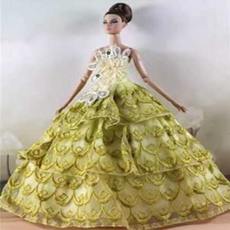 Docka Bröllopsklänning Docka Kjol 4 4