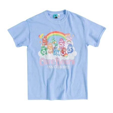 Care Bears Unisex Vuxen Fan Club 1982 Vintage Tvättad T-shirt 3XL