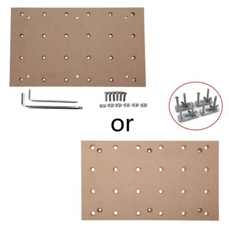 Praktisk CNC MDF Spoilboard för 3018 CNC-tillbehör RoutersBord 30 x 18 x 1,2 cm/11-4/5''x 7''x 1/2'' M6-hål (6 mm)