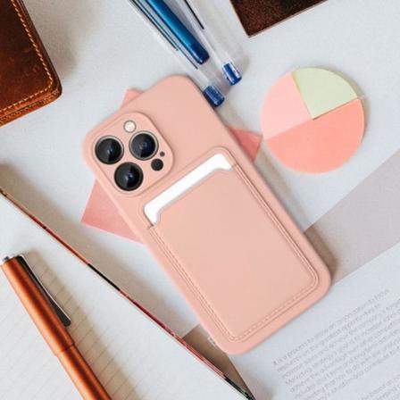 Forcell iPhone 7/8/SE (2020/2022) Etui Kortholder - Rosa
