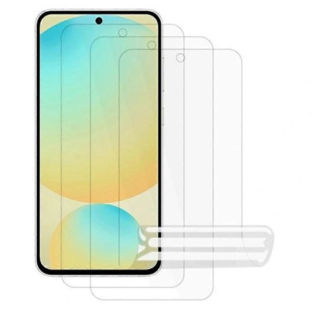 Godt tilbud til lav pris! 3-pak Kompatibel med Samsung Galaxy S25 Skærmbeskytter Blød Hydrogel TPU Anti-Ridser Skærmfilm - Glad