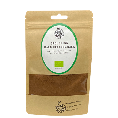 Powerfruits Økologisk Malt Kryddernellik 50 g