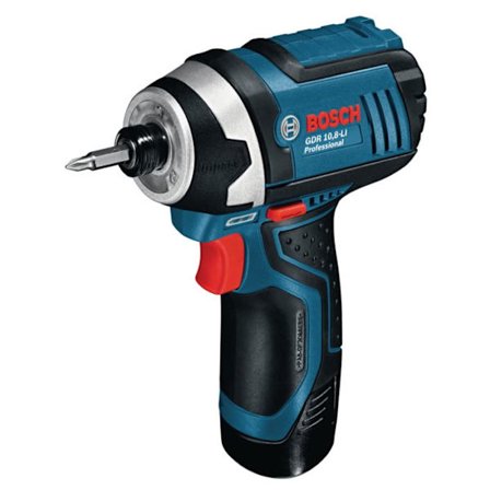 Bosch Professional GDR 12V-105 slagdrivare + 2 x 2,0Ah batterier + LBOXX 2600 rpm - 06019A6977