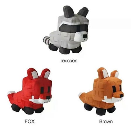 Odla En Trädgård Plysch Anime Dockor Mjuk Anime Tvättbjörn Plyschdocka Mjuk Leksak;