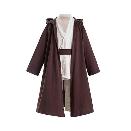 Jedi Kappe Luke Skywalker Kostume Luke Skywalker outfits til Børn Jedi Cosplay Luke Skywalker Kappe Halloween småbørn