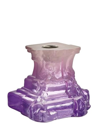 Kosta Boda | Rocky Baroque Ljusstake Lila Dis 95Mm | 9.5 CM