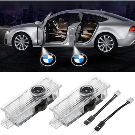 2 stk. bildør velkomstlys, bil logoprojeksjon, velkomstlys