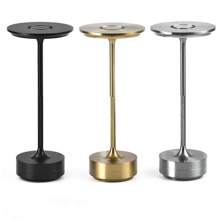 Bordlampe Trådløs / Skrivebordslampe - LED-lampe Sølv[JSR]
