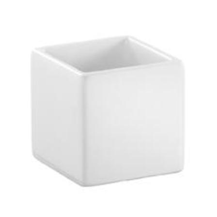 Skål Kub 6 x 6 cm Cult Design White