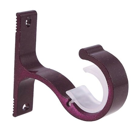 2 KPL Verhotanko Alumiiniseos Paksu Yksitt inen Kiinnike Kiinnitysteline (Tummanpunainen)[D] Red 8.30X7.50X1.80CM