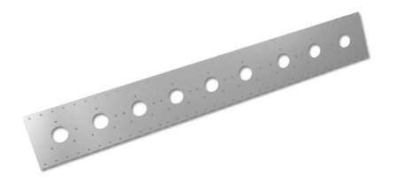 LK Systems 160 Mini Väggskena 160 c/c, Installation