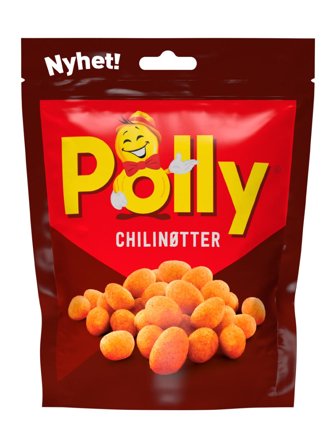 Orkla PollyPolly peanuts with coating and chili flavour 0.16kg