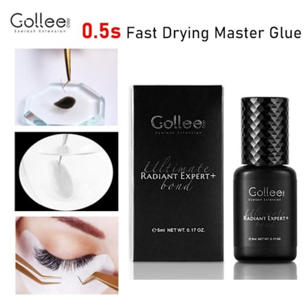 Gollee Classic Black Natural Eyelash Lifting Perm Treatment Makeup Set frans- och brynfärgningskit Enkelt för nybörjare hemma