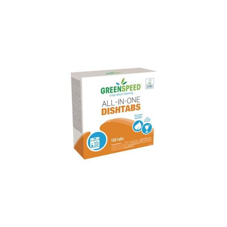 GREENSPEED Maskindisk All-in-one 100/fp - Lyreco - Städ och hygien - Diskrengöring - Maskindiskmedel