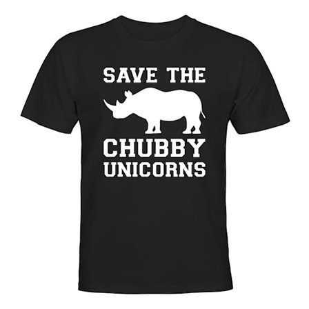 Save The Chubby Unicorns - T-SHIRT - UNISEX