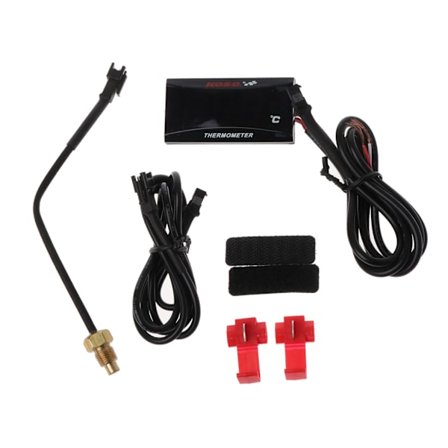 Universal Motorsykkel LCD-Digital Termometer Instrument Vann Temp Meter Måler Kompatibel for KOSO-Yamaha Racing Scooter