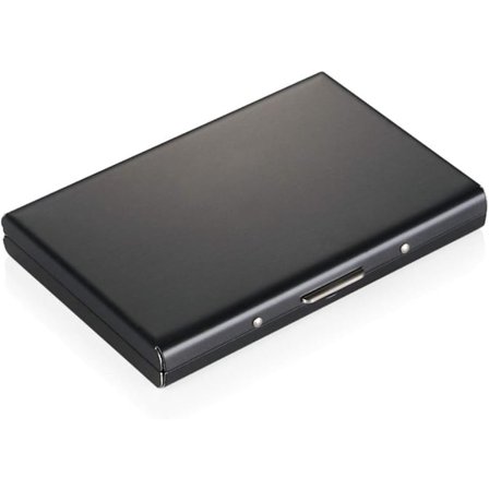 Metal Kort Holder Tegnebog, Ultra Tynd Rustfrit Stål Metal Tegnebøger RFID Blokering Kreditkort Tegnebog Holder til Mænd & Kvinder
