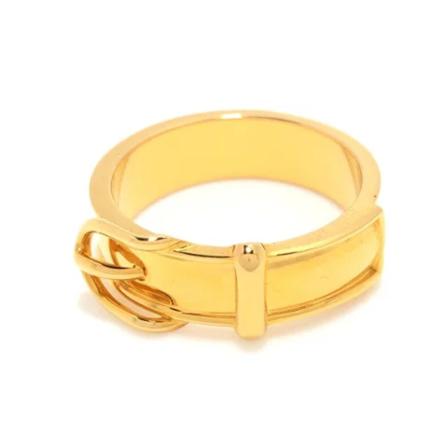 Hermès Vintage Pre-owned Ring , Geel , Dames , Maat: ONE Size