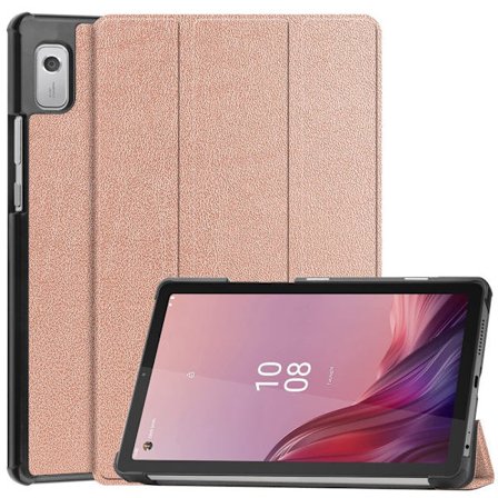 Tri-fold Fodral till Lenovo Tab M9 - RoseGold