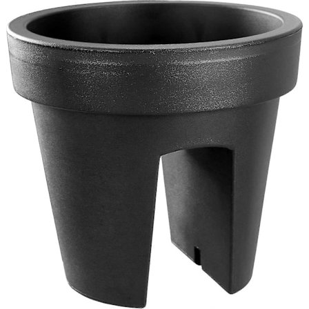 Balkonglåda Rund 24,5 Cm Räcke Kruka Vit, Limegrön, Antracit