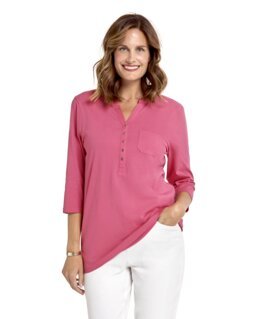 Tunika med 3/4-ærme Beata Rosa - 44/46 - Åshild