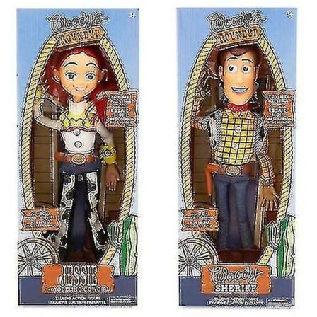 Woody Jesse Bevægelig Figur Fødselsdag Dukke Klud Cowboy Pixar Toystory Gave-r[HK]