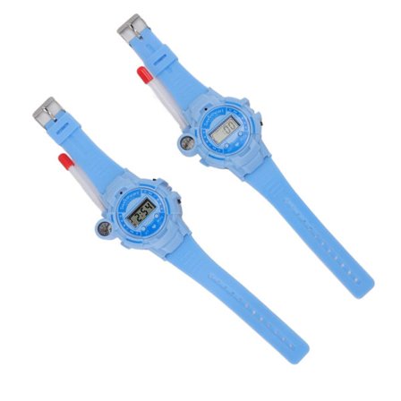 Uppladdningsbar Walkie Talkie för barn, Barn utomhusspel Walkie Talkie leksaker spel och presenter för pojkar och flickor 4 till 12 år gammal (blå)