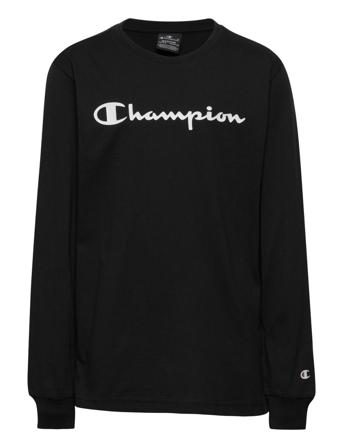 Long Sleeve T-Shirt Sweat-shirt Genser Svart Champion