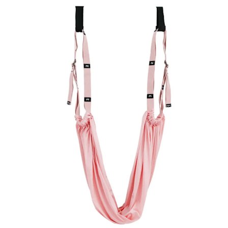 Aerial Yoga Swing Air Flying Yoga Hängmatta Silke Hängmatta Yoga Polyester Fitness Anti Gravity Anti Gravity Swing, (Rosa)