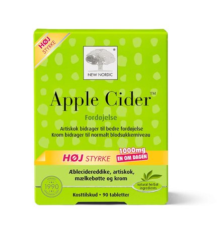 New Nordic Apple Cider 90 stk., Helse & Madvarer, Naturlægemidler, Mave / Tarm
